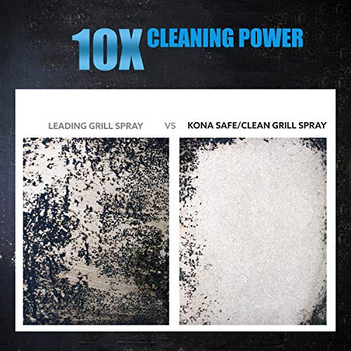Kona Safe/Clean Grill Cleaner Spray [2Pack] Kitchen Degreaser Spray, Griddle Cleaner, Oven