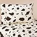 Sweet Jojo Designs 3pc Twin Sheet Set for Wild West Cowboy Bedding Collection Cow Print