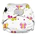 Imagine Baby Products Newborn Stay Dry All-in-One Hook and Loop Cloth Diaper, Flutter
