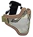 Tactical Crusader 2G Airsoft Strike Steel Half Mask, Desert Camouflage