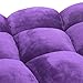 Best Choice Products 14-Position Folding Adjustable Memory Foam Cushioned Padded Gaming Floor Sofa Chair for Living Room, Bedroom - Purple