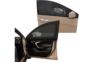 Universal Car Window Shade, 2 Pack Car Front Side Window Sunshade for Sun Glare, UV Rays and Privacy Protection, Universal fo