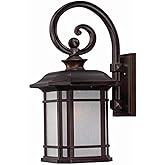 Acclaim 8112ABZ Somerset Collection 1-Light Wall Mount Outdoor Light Fixture, Architectural Bronze