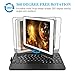iPad Keyboard Case for iPad 2018 (6th Gen), iPad 2017 (5th Gen), iPad Pro 9.7, iPad Air 2 and 1, 360 Rotatable, Wireless, BT, Backlit 7 Color-iPad Case with Keyboard and Pencil Holder(9.7, Black)