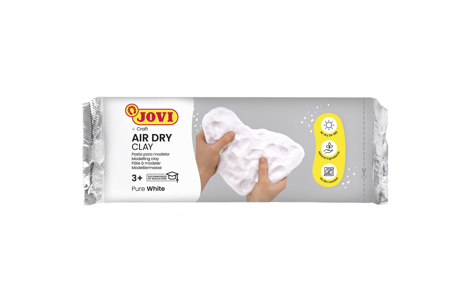 Jovi – Air Dry Modelling Clay, 250g, White (83)