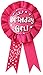 Beistle Birthday Girl! Award Ribbon