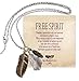 SPUNKYsoul Discontinued Bohemia Long Mixed Metal Feather Pendant Necklace Collection