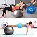 TOPLUS Exercise Ball (Multiple Sizes) Thick Yoga Ball Chair for Fitness, Stability, Balance, Pilates, Birthing - Anti Burst Supports 2200lbs - Includes Quick Pump & Professional Guide