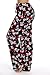 6339-10177-M Just Love Women's Plush Pajama Pants - Petite to Plus Size Pajamas,Black - Santa Skull,Medium