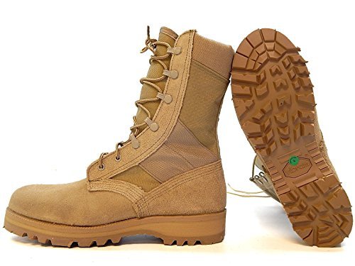 Men's Army Combat Hot Weather Flight & Vehicle Boot Gore-Tex TWCB Desert Tan (09.0N, Belleville Desert Tan)