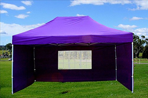 DELTA Canopies 10'x15' Pop up Canopy Wedding Party Tent Gazebo EZ Purple - F Model Commercial Frame