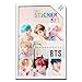 BTS Stickers Set 16 Pcs, Love Yourself Sticker Set with 1 Kpop Mask Free
