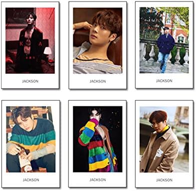 Kpop GOT7 Fancafe Self Wide Polaroid Photo Set Photo Postcard Lomo Cards Set Gift for Fans (1.H04)