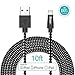 Apple MFI Certified Lightning to USB cable, iDaye Nylon Braided 8 pin Super Long iPhone Charger Cord, Compatible with iPhone X/8/8plus/7/7plus/6plus/5/SE iPad and iPod 7(Silver&Black 3 m/10 ft)