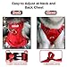 TIANYAO Large Red Dog Harness No Pull Reflective Oxford Material Soft Pet Vest Adjustable for Large Dogs Easy Control HarnessWith Dog Collar (L, Red)