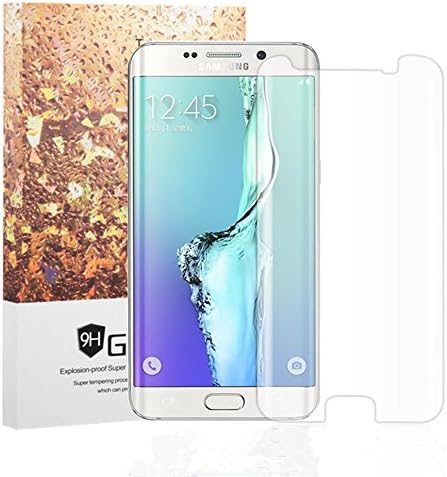 FIYI Galaxy S6 Edge Screen Protector Tempered Glass, 9H Hardness, Case Friendly, Easy Installation, HD,3D Curved, 98% Coverage, Screen Protector Film for Samsung Glaxy S6 (Clear)