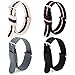 4pc 22mm Nato Ss Nylon strap Black ,smoke grey ,black/white/red,blue/coffee Replacement Watch Band
