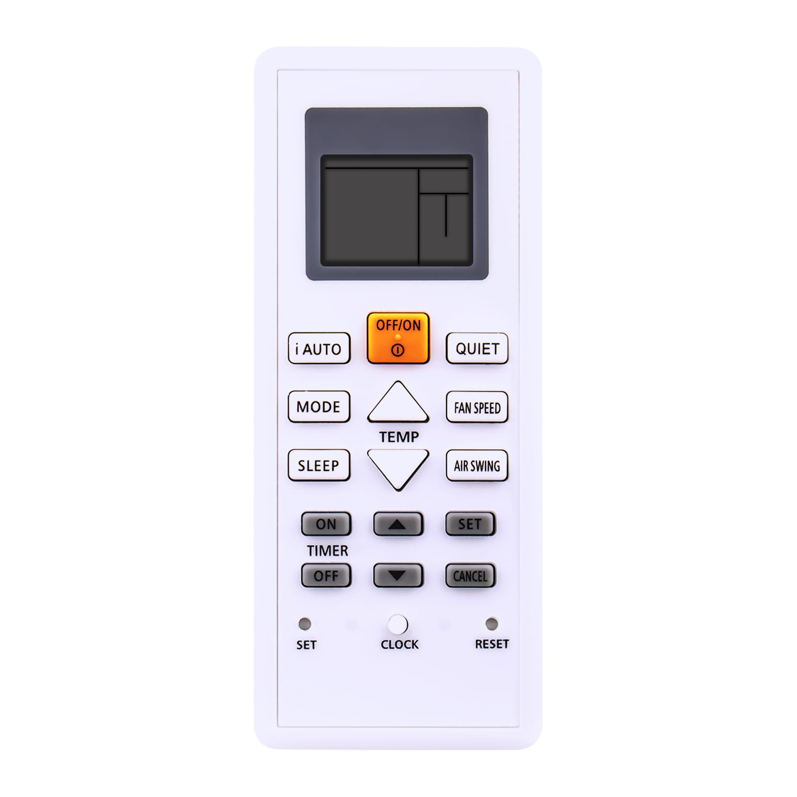 VINABTY New A75C04239 Remote Control Replacement fit for ﻿﻿PANASONIC Air Conditioner A75C04239 CZ-Z60VKR CU-Z20VKR CS-PN9WKH CS-PN12WKH CS-PN18WKH Remote Controller