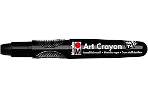 Marabu 01409003073 Creative Art Crayons, Black