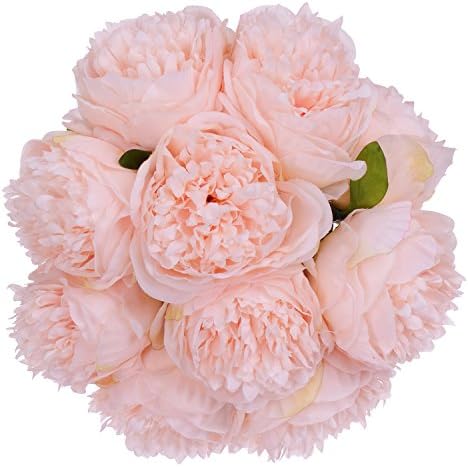 Lvydec Vintage Peony Artificial Flowers 