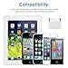 Lightning 8 Pin Female to 30 Pin Male Adapter for iPhone 4/4S iPod Touch 4, Works with Docking Stations to Charge Only, No Audio - White