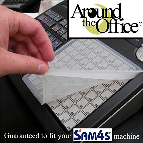 Sam4s & Samsung ER-5200M Cash Register Keyboard Wetcover Custom Designed for Sam4s & Samsung ER5200M made for Heavy Use and Extreme Liquid Protection by Around The Office