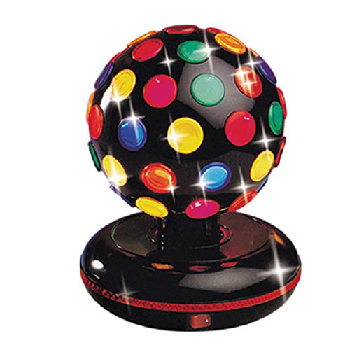 Trisonic Party Time Multi Color 360 Degree Rotating Mirror Disco Light 12