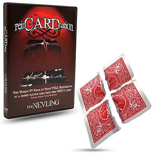 Magic Makers ReinCARDnation Card Magic Trick Instructional DVD with Magician Kris Nevling by Ultimate Torn & Restored Card Trick