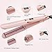 CREATESTAR 1 inch Infrared Flat Iron Ceramic Ionic Hair Straightener with Adjustable Temp | Dual Voltage | Incl Glove & Pouch Travel Hair Straightening Iron for Shiny & Silky Hair -Pinkthumb 4