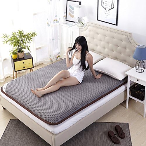 Japanese Sleeping Tatami Floor mat, Foldable Futon Mattress mat Pad Topper Bed roll For bed Studtents Dorm Home Meditaion -D 120x200cm(47x79inch)