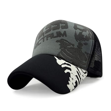 zhuzhuwen Gorro de Malla Transpirable con Estampado de Espuma ...