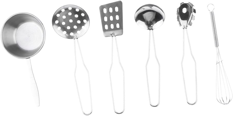 Amazon Toygogo 子供用キッチン金属器具プレイセット 万能キッチンツールセット C 6ピース 個 Set セット おもちゃ