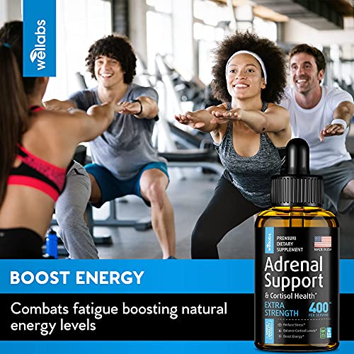 Adrenal Support Supplement Thyroid Health & Cortisol Manager Liquid