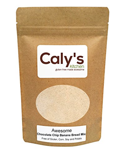 Caly's Kitchen Gluten Free, Soy Free Banana Bread Mix with Chocolate Chips. Corn Free, Preservative Free