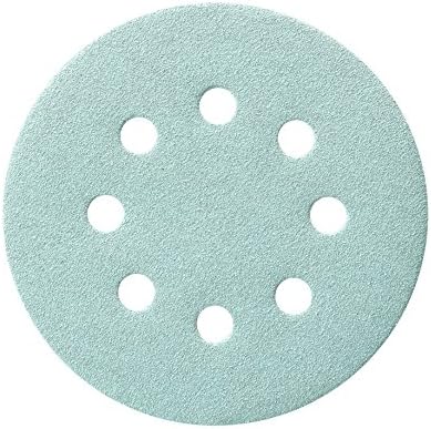 Mestool Sanding Discs 5-Inch 8-Hole 120 Grits Blue Granat Abrasives Dustless Hook and Loop Discs, Pack of 50 (120)