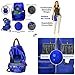 2GOECO Lightweight Backpack for Travel Hiking Convertible Foldable Packable Daypack Bag 20L Blue