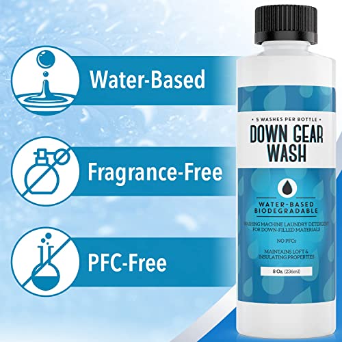 [5 Loads] Concentrated Down Wash Detergent for Restored Loft & Warmth