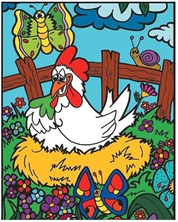 Colorvelvet 37 X 37 X 28 Cm Poule Dessin Coloriage Systeme M Multicolore Amazon Fr Jeux Et Jouets Colorvelvet 37 X 37 X 28 Cm Poule Dessin Coloriage Systeme M Multicolore Amazon Fr Jeux Et Jouets