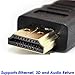 CableVantage HDMI 75ft Cable Cord With Ethernet Gold Plated Male to Male For PC PS4 Xbox TV High Speed HDMI 75FT Cable Audio Return Full HD 1080P v1.4