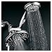 HotelSpa 30-Setting 3-Way Spiral Rainfall Handheld Shower Head Combo with On/Off Pause Switch and 5-7 Feet Stretchable Stainless Steel Hose - Chrome