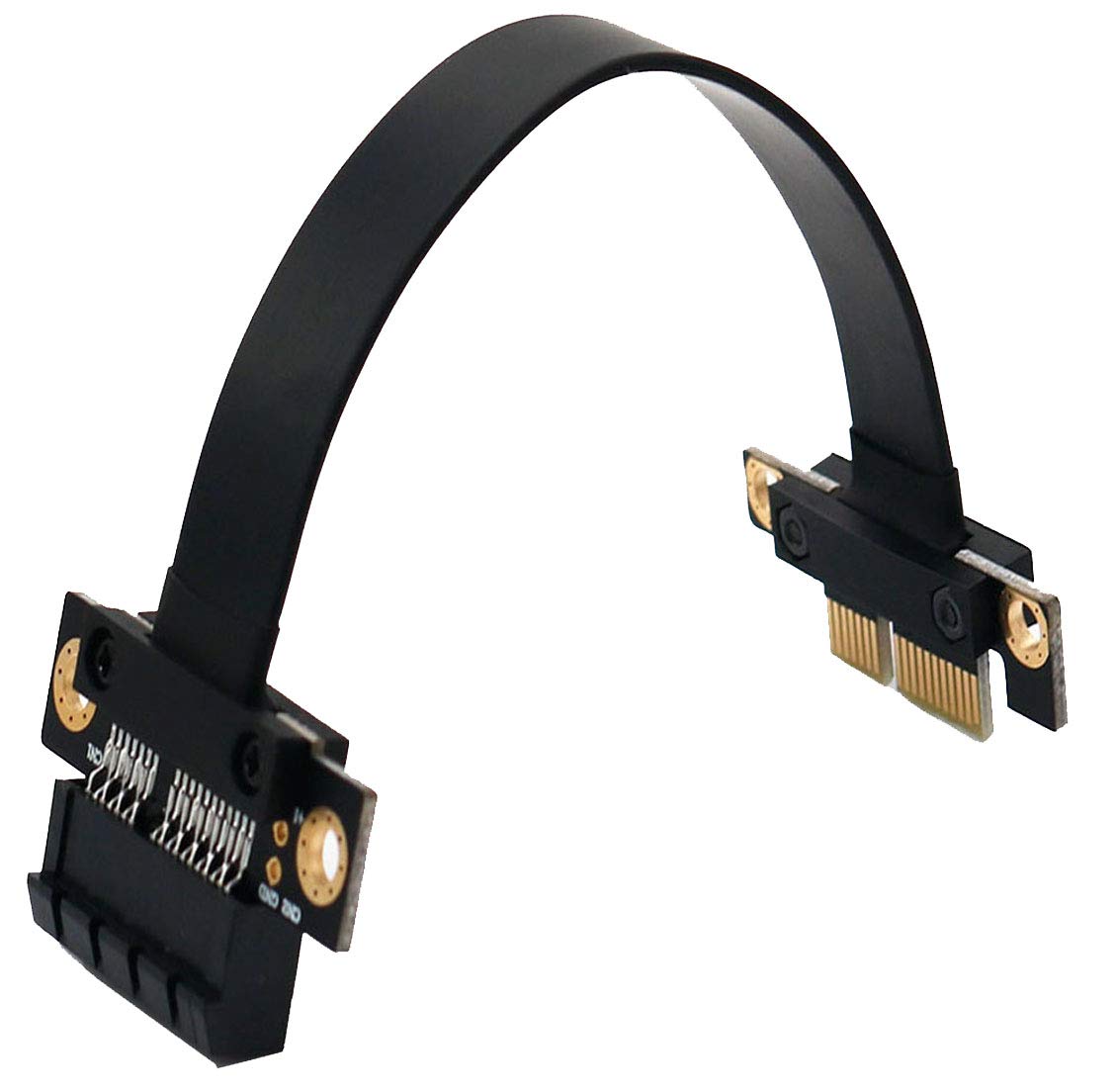 Sintech PCI-e Express 1X Riser Extender Extension Card with 20CM High Speed Flex Cable