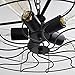 UNITARY Brand Vintage Barn Metal Hanging Ceiling Chandelier Max. 200W with 5 Lights Painted Finish