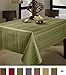 Benson Mills Flow Spillproof 60-Inch by 104-Inch Fabric Tablecloth, Sage