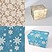 6 Rolls Kraft Wrapping Paper Set (30” X 156”) for Holiday Xmas Gift Wrap, Christmas Gift Wrapping Decoration, School Classrooms, Party Favors, Xmas Present Décor.