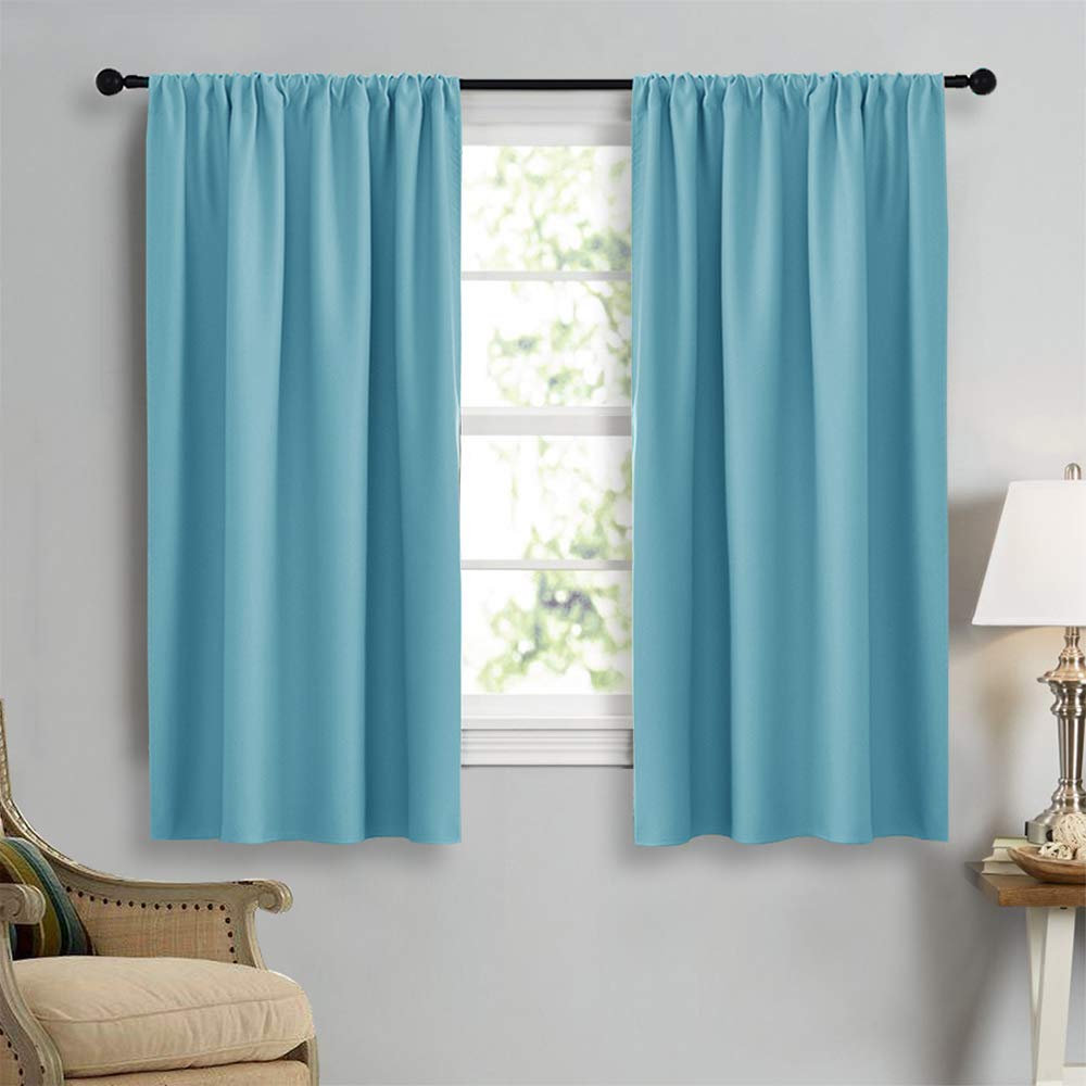 Best Teal Kitchen Curtains And Valances Set