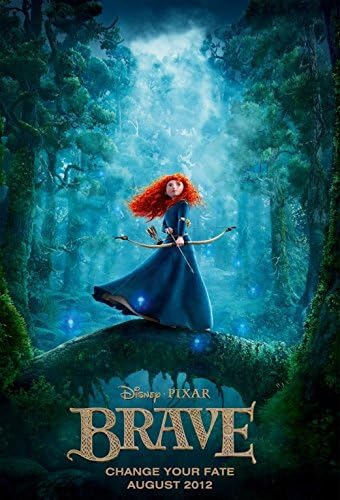 Movie Poster Brave (2012) - Jungle - 13 in x 19 in Flyer Borderless + Free 1 Tile Magnet