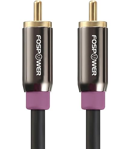 Amazon.com: AudioQuest 20m Black Lab RCA Low-Frequency Subwoofer