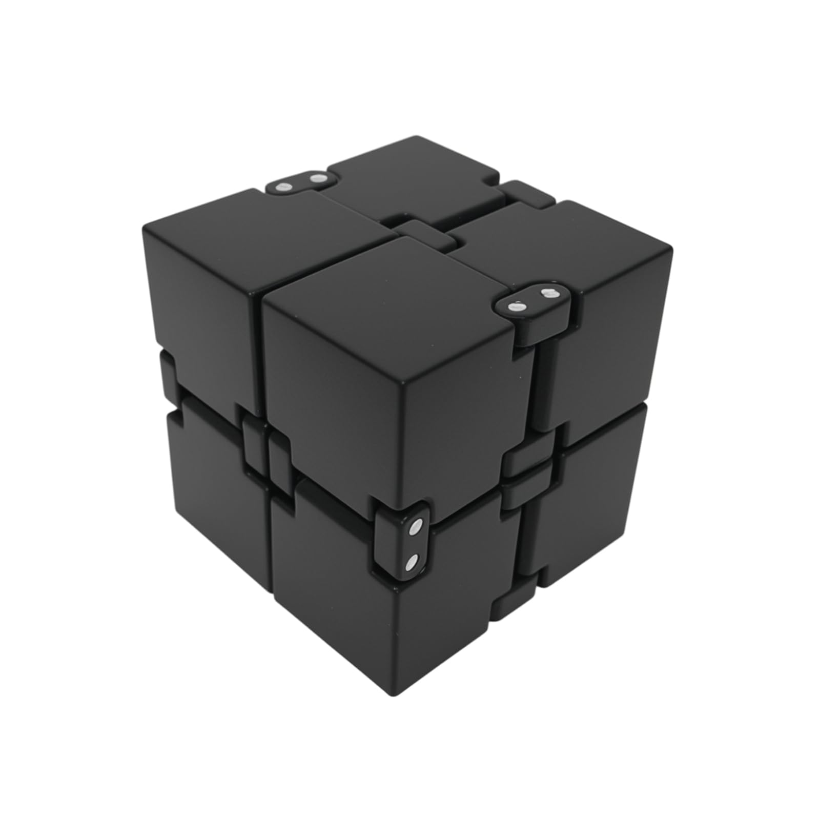 Infinity Cube Fidget Toy Cube suitable for Adults & Kids, New Version Fidget Finger Toy Stress and Anxiety relief, Killing Time Fidget Toys Infinite Cube suitable for Office Staff (Black)