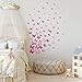 RoomMates RMK2713SCS Pink Flutter Butterflies Peel and Stick Wall Decals