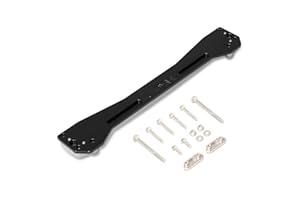 AJP Distributors JDM Rear Lower Subframe Brace Support Tie Bar Aluminum Suspension Chassis Sway Control Arm Black Compatible/Replacement For Civic EJ EK EM 1996 1997 1998 1999 2000 96 97 98 99 00
